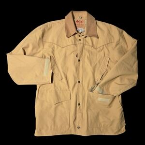 Schaefer Outfitter Original Drifter Coat Tan Canvas Western Work Lined USA Men M